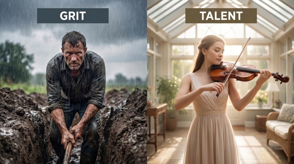 grit vs talent
